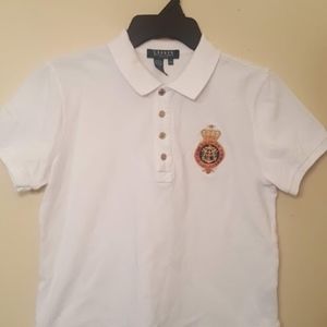 Lauren Ralph Lauren White Polo